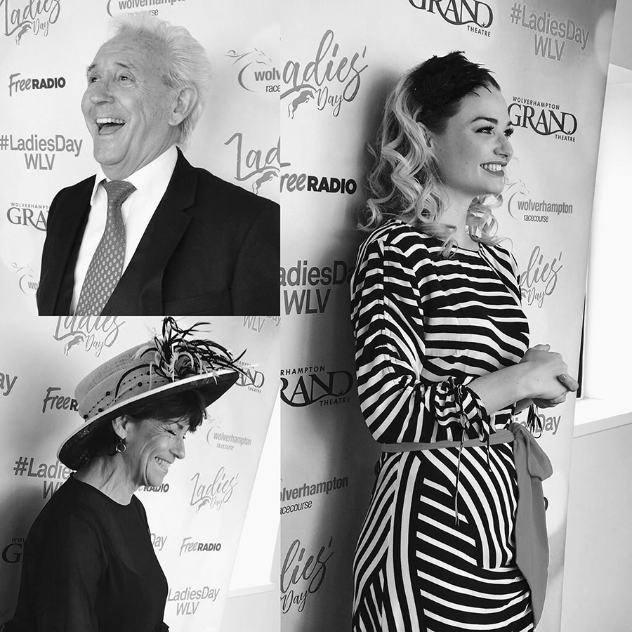 Ladies Day Press Photo Shoot Wolverhampton Racecourse 3 bw