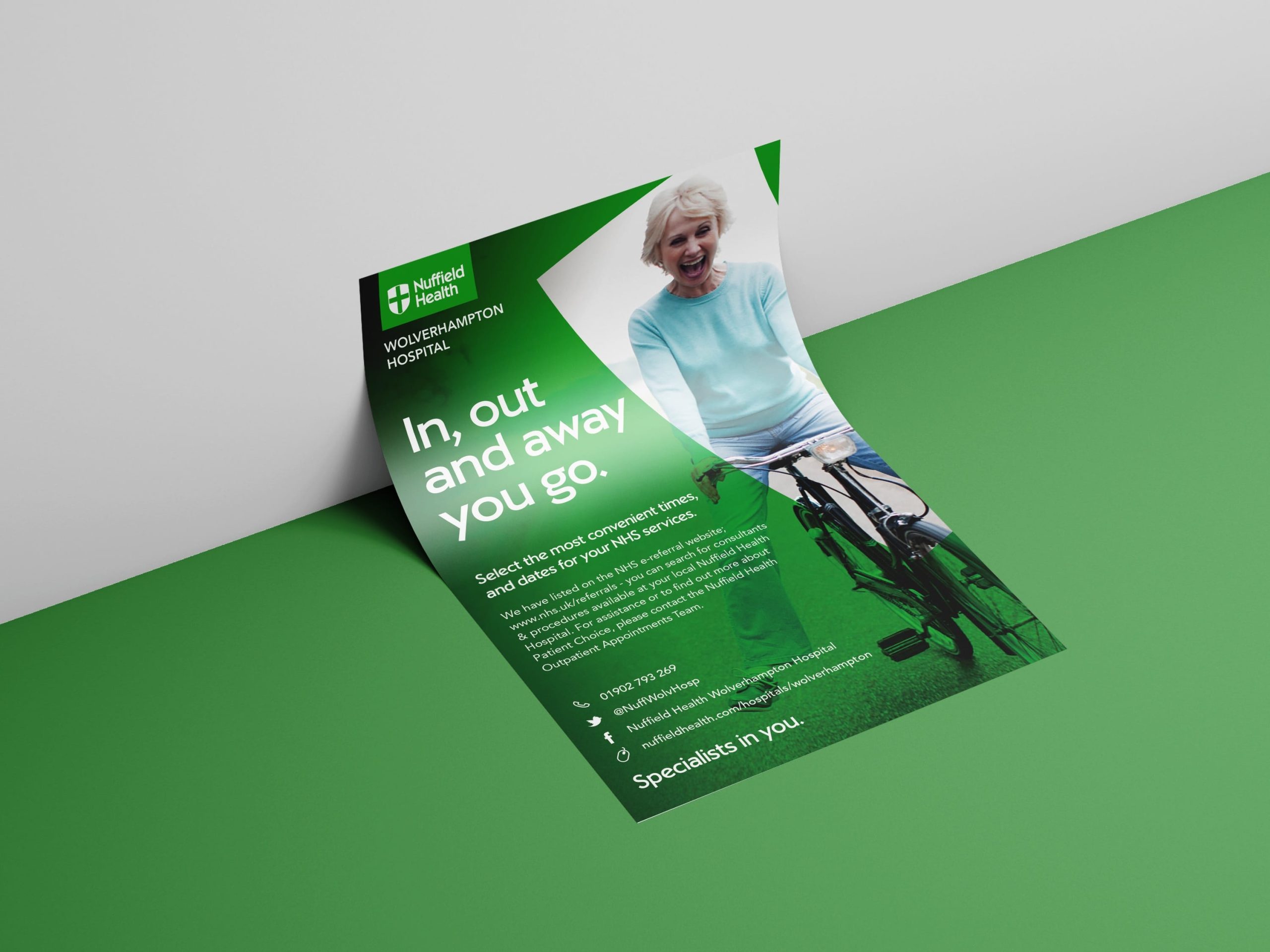 Nuffield Wolverhampton Leaflet Design