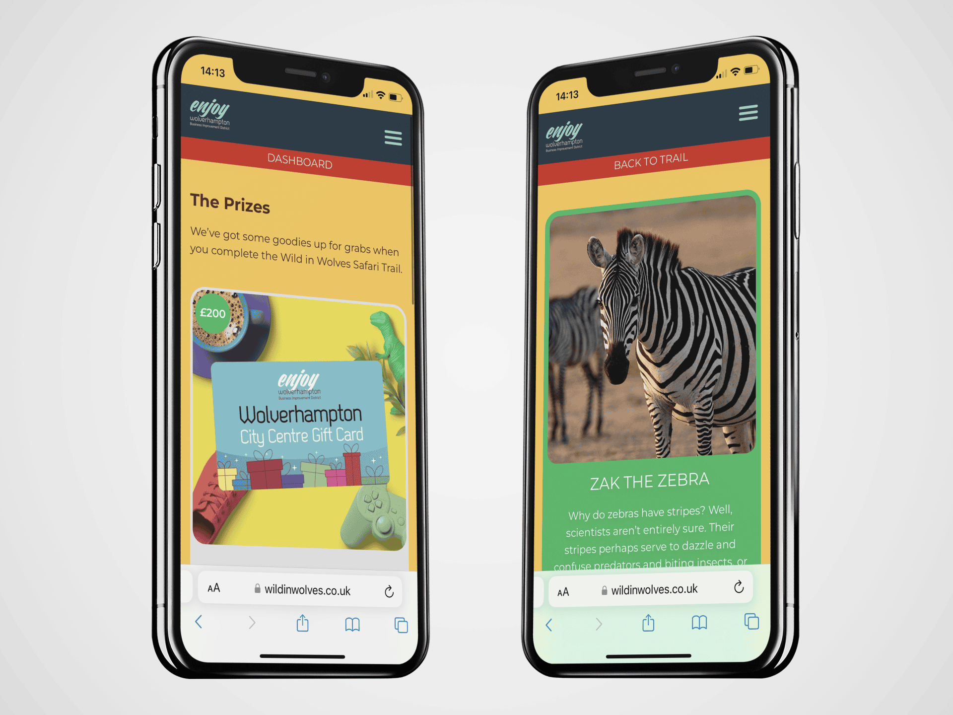 Wild in Wolves Website Design 1
