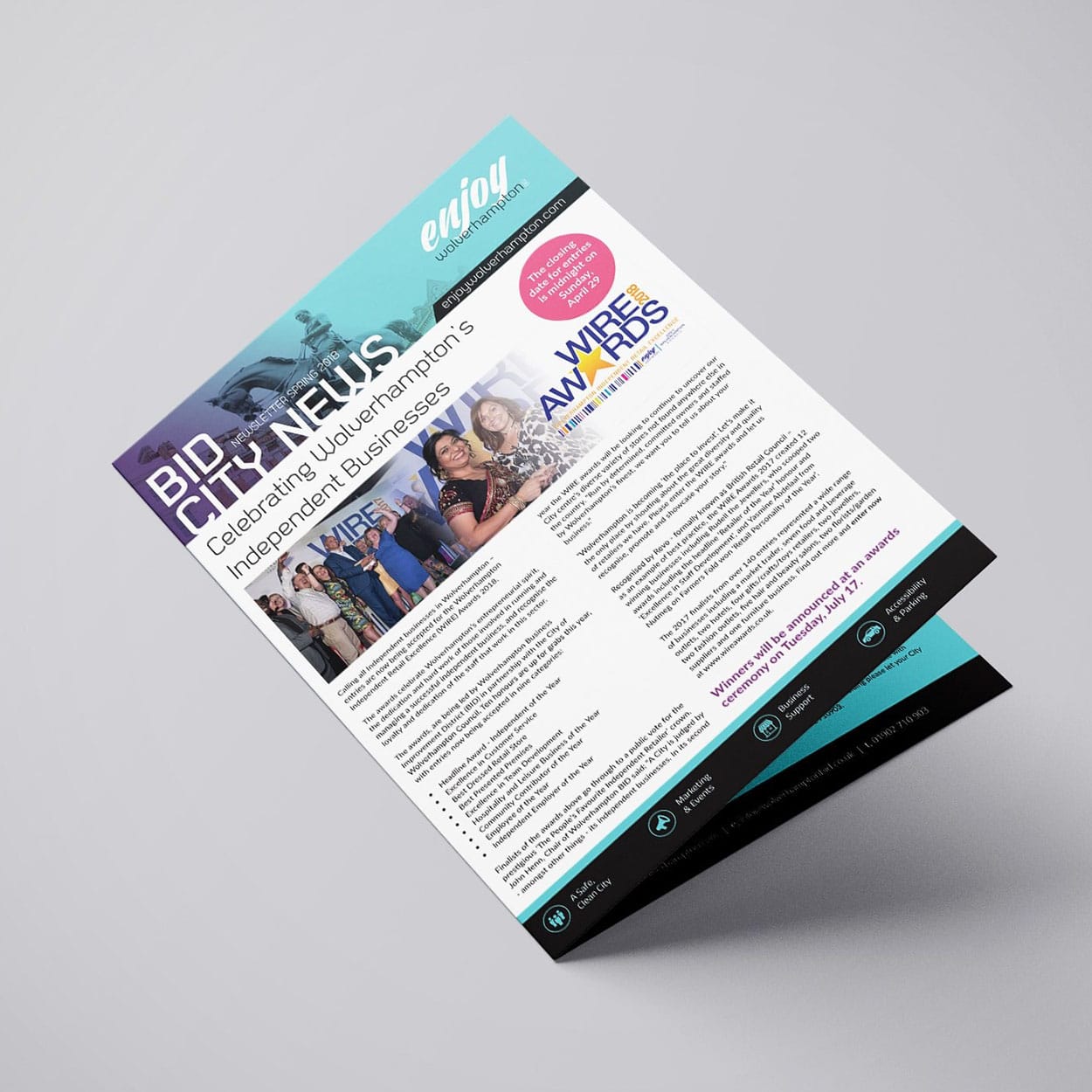 Newsletter Design Wolverhampton West MIdlands